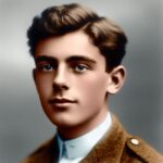 colour image of a young man in his early twenties, with dark hair, brown eyes, white british complex